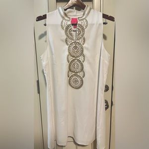 Lily Pulitzer | Sleeveless Dress with Gold Accents